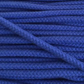 Cotton cord 8 mm cobalt