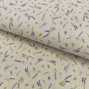 Decoration fabric Linenlook premium Lavender Flavour