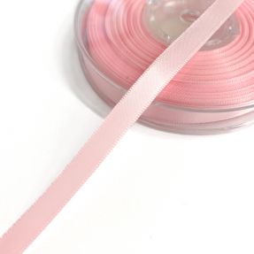 Satin ribbon double face 9 mm pink