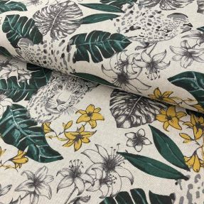 Decoration fabric Linenlook Jungle