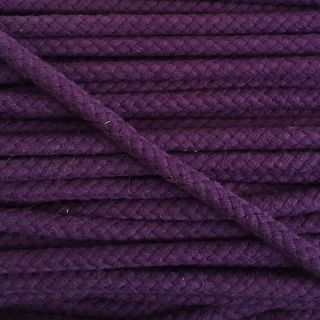 Cotton cord 8 mm purple