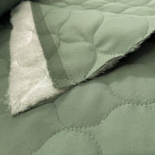 Stepped fabric Round sage