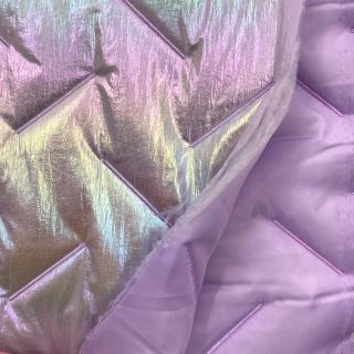 Stepped fabric Stepped foil light lilac