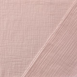 Double gauze/muslin BAMBOO baby pink