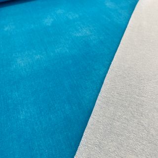 Sweat fabric JEANS aqua