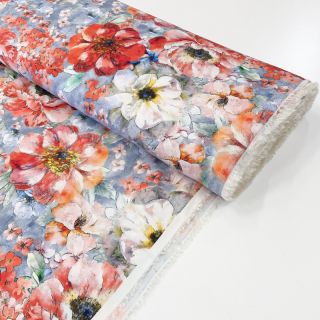 Viscose RADIANCE Kormelia flower digital print