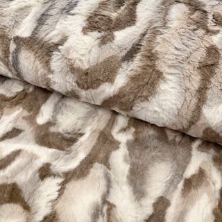 Faux fur Animal print sand