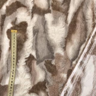 Faux fur Animal print sand