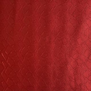 Faux leather SNAKE rouge metal