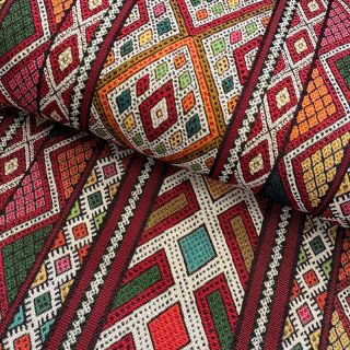 Decoration fabric jacquard Maroc rayure