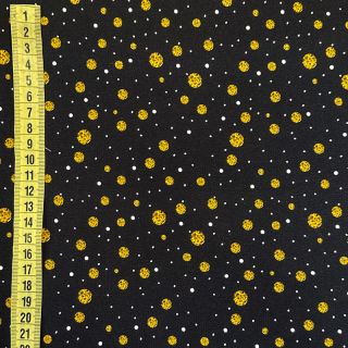 Sweat fabric DOT gold digital print