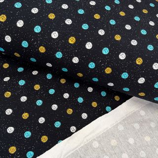 Sweat fabric DOT aqua digital print