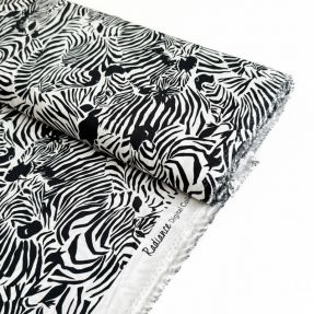 Viscose RADIANCE Zebra digital print