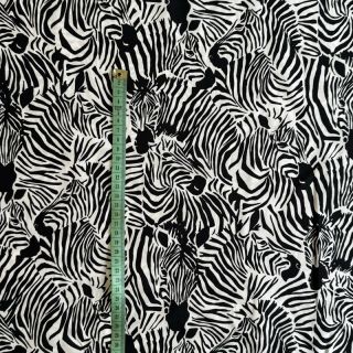 Viscose RADIANCE Zebra digital print