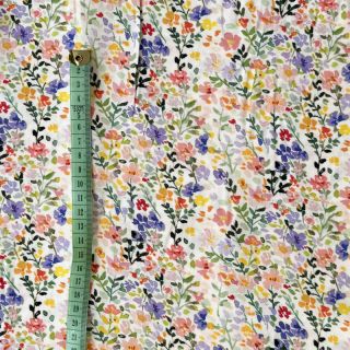 Viscose RADIANCE Tiny meadow digital print