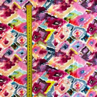 Viscose RAYON POPLIN Colorful Patterns design D digital print