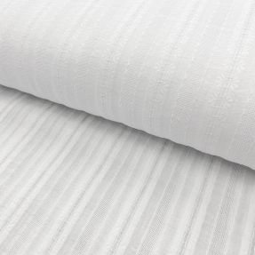 Cotton fabric DOBBY Stripe off white