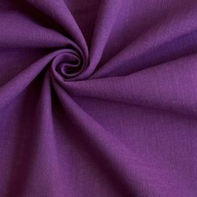 Cotton fabric with linen purple