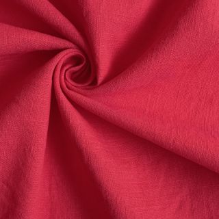 Cotton fabric with linen marlboro red