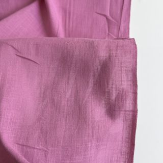 Cotton fabric with linen dark pink