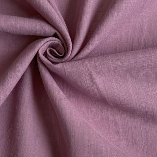 Cotton fabric with linen old pink