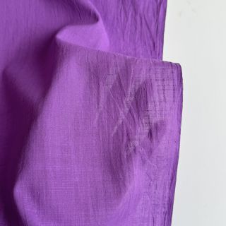 Cotton fabric with linen dark lilac