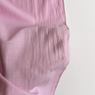 Cotton fabric with linen pink