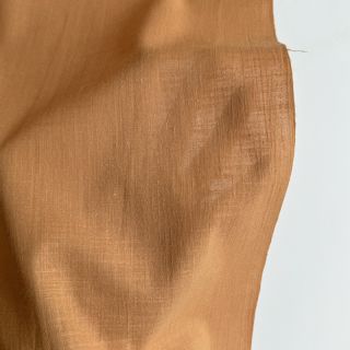 Cotton fabric with linen cognac