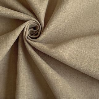 Cotton fabric with linen taupe