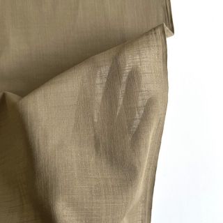 Cotton fabric with linen taupe