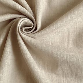 Cotton fabric with linen pebble