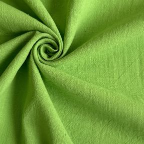 Cotton fabric with linen lime