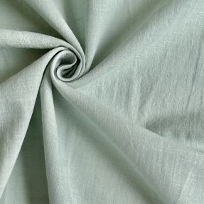 Cotton fabric with linen mint