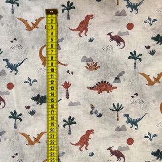 Jersey Dinos taupe digital print