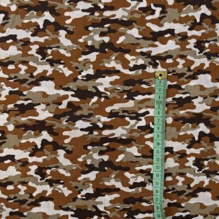 Cotton fabric Camouflage brick