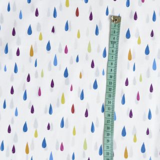 Cotton fabric Raindrops Snoozy multi