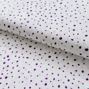 Cotton fabric Small dots Snoozy violet