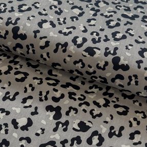 Cotton fabric Panther Snoozy pebble