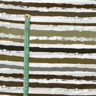 Cotton fabric Big stripes Snoozy taupe