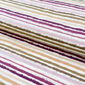 Cotton fabric Small stripes Snoozy old pink