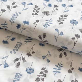 Cotton fabric Cynthi Flowers Snoozy design B