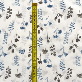 Cotton fabric Cynthi Flowers Snoozy design B