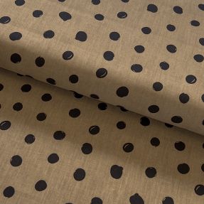 Cotton fabric Draw dots Snoozy camel