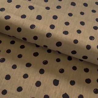 Cotton fabric Draw dots Snoozy camel