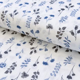 Double gauze/muslin Cynthi flowers Snoozy design B