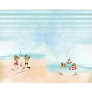 Jersey Beach time PANEL digital print 2nd class