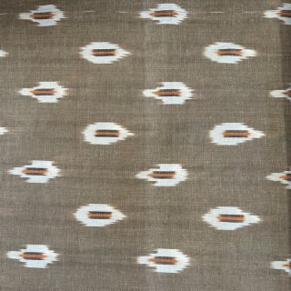 Cotton fabric IKAT sand 2nd class