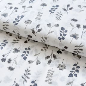 Cotton fabric Cynthi Flowers Snoozy design A
