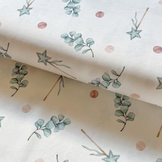 Jersey Eucalyptus mix Snoozy design B digital print