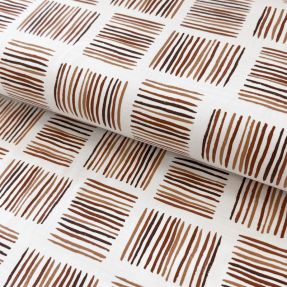 Jersey Square Stripes Snoozy brick